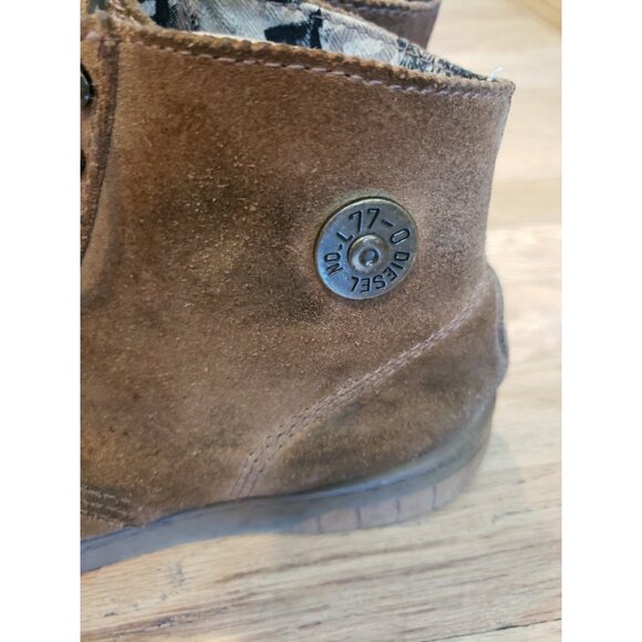Diesel Tatradium Basket Tatra Mens Boots 10.5 Suede Leather Lace-Up Hiking main image 11